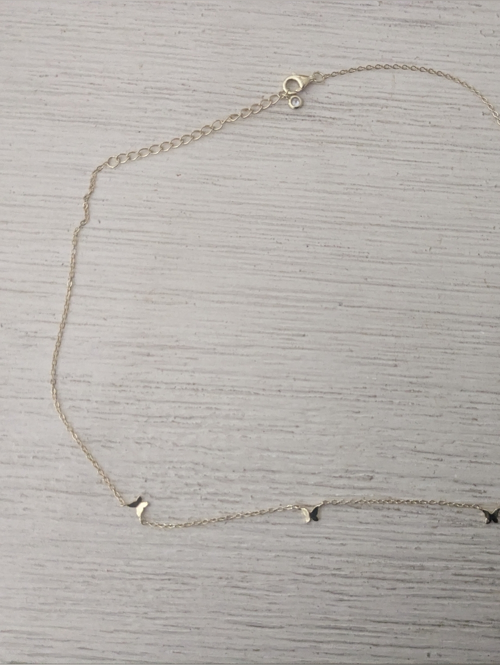 Delicate Gold Butterfly Necklace - Women's Jewelry